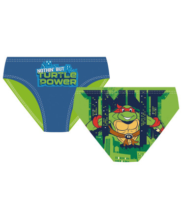 CHILDREN'S SWIM BRIEFS NINJA TURTLES 4-6-8 YEARS. Arditex