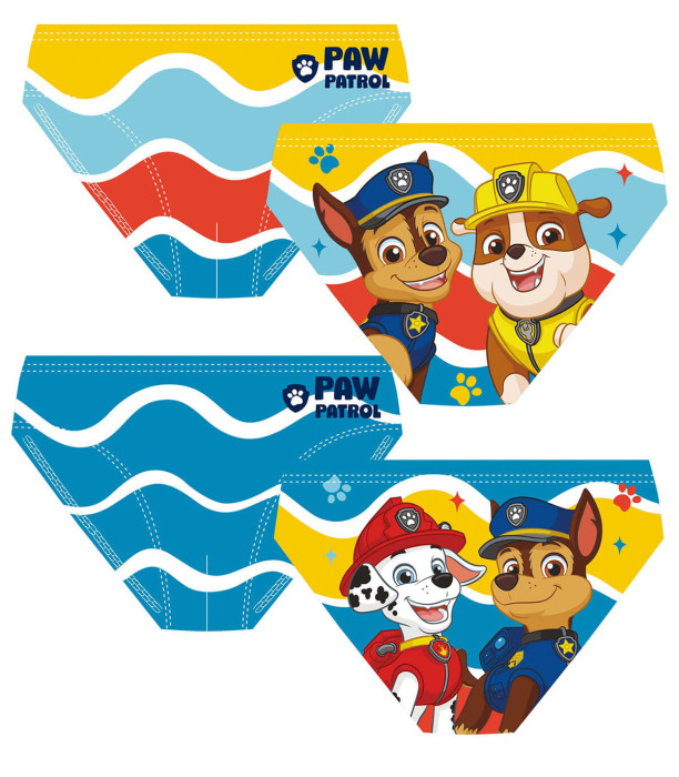 CHILDREN'S SWIM BRIEFS PAW PATROL 2-4-6 YEARS. Arditex