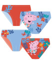 COSTUM DE BAIE PENTRU COPII SLIP PEPPA PIG GEORGE 2-4-6 ANI.