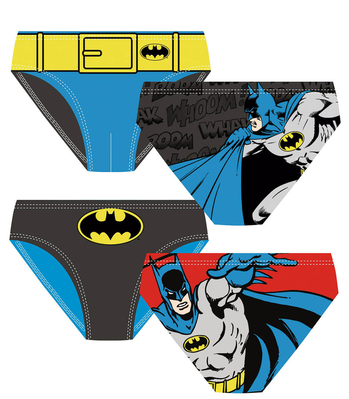 SLIP DE BAIE PENTRU COPII BATMAN 4-6-8 ANI Arditex