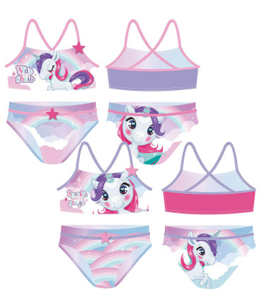 COSTUM DE BAIE PENTRU COPII 2 PIESE UNICORN 2-4-6 ANI. Arditex