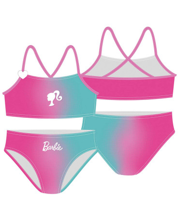 GIRLS' 2-PIECE SWIMSUIT BARBIE 4-6-8 YEARS Arditex