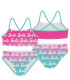 COSTUM DE BAIE PENTRU COPII 2 PIESE BARBIE 4-6-8 ANI Arditex