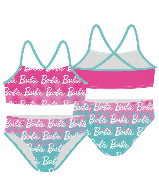 GIRLS' 2-PIECE SWIMSUIT BARBIE 4-6-8 YEARS Arditex
