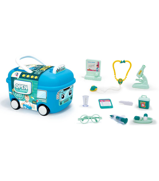 SET DOCTORAL ÎN GEANTĂ CU ROTILE Armtoys