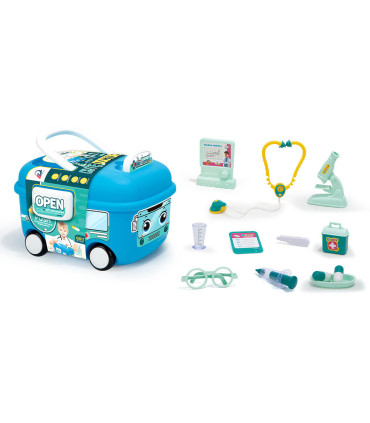 SET DOCTORAL ÎN GEANTĂ CU ROTILE Armtoys