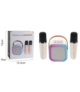 2 PCS. KARAOKE MICROPHONE WITH SPEAKER Armtoys