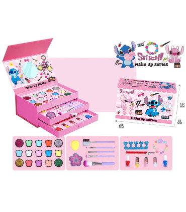 Troller cu trei etaje cu machiaje Stitch Armtoys