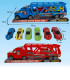 CHILDREN'S CAR CARRIER WITH 2 SPORTS CARS IN BLISTER PACK Armtoys