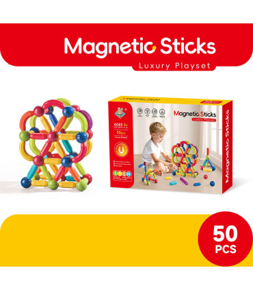 CONSTRUCTOR MAGNETIC PENTRU COPII BATOANE 50 PIESE Armtoys
