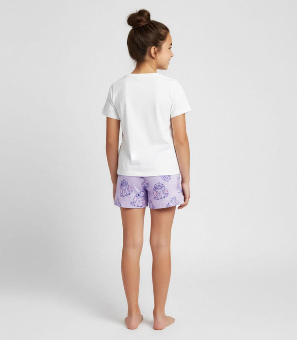 PIJAMA DE VARĂ PENTRU COPII STITCH ANGEL 6-12 ANI Cerda