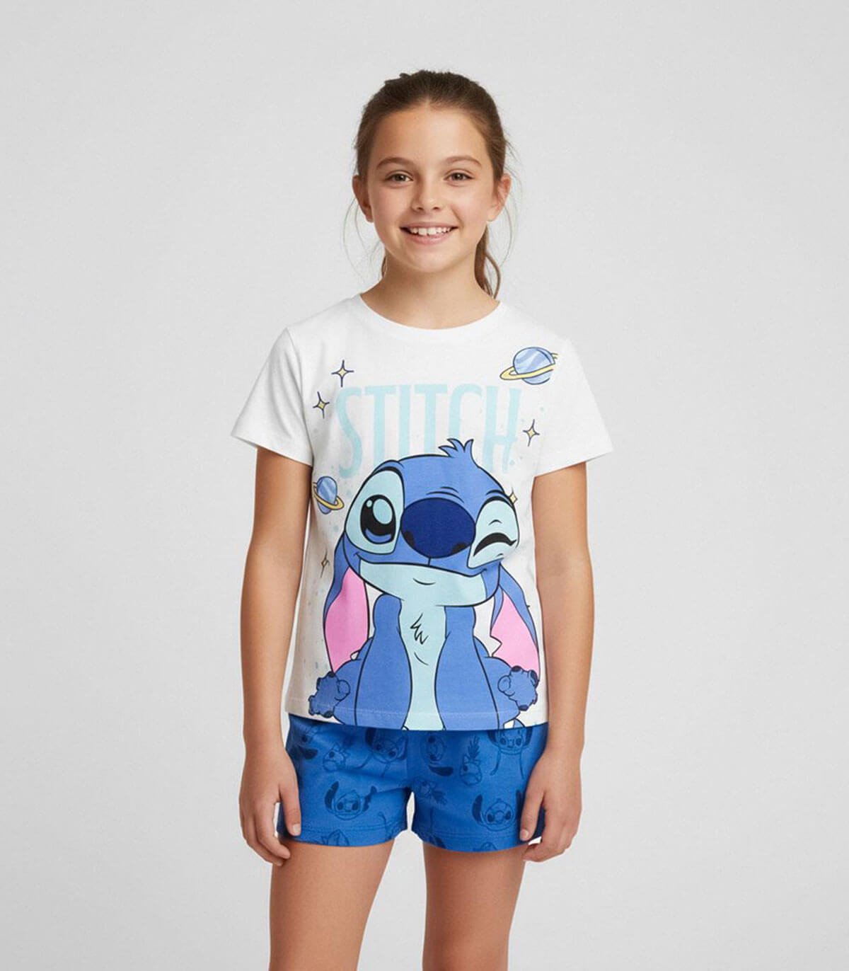 PIJAMA DE VARĂ PENTRU COPII STITCH 6-12 ANI Cerda