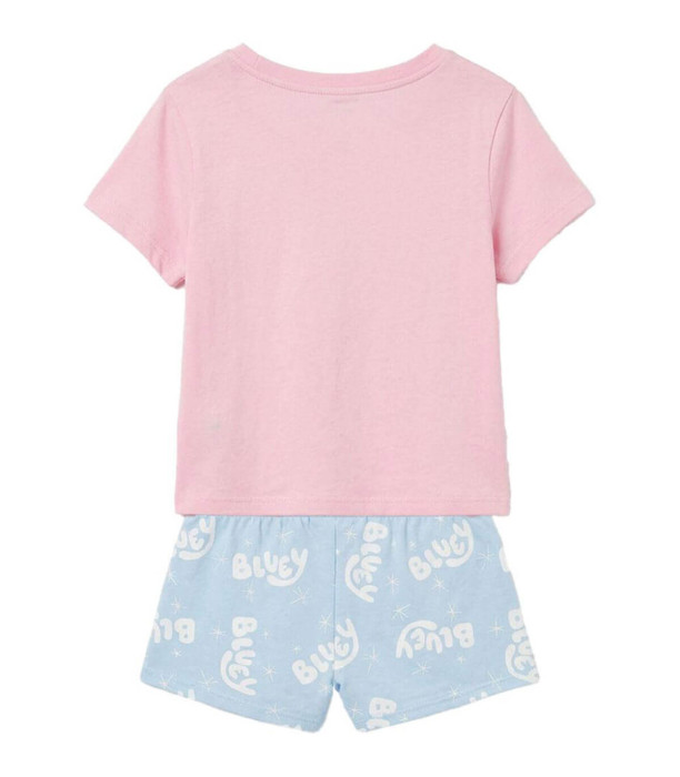 PIJAMA DE VARĂ PENTRU COPII BLUEY ROZ 3-6 ANI Cerda
