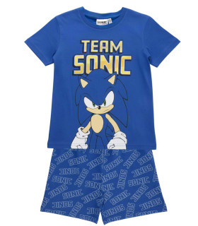 CHILDREN'S SUMMER PAJAMAS TEAM SONIC 4-10 YEARS Cerda