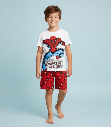 PIJAMA DE VARĂ PENTRU COPII SPIDERMAN 3-8 ANI Cerda