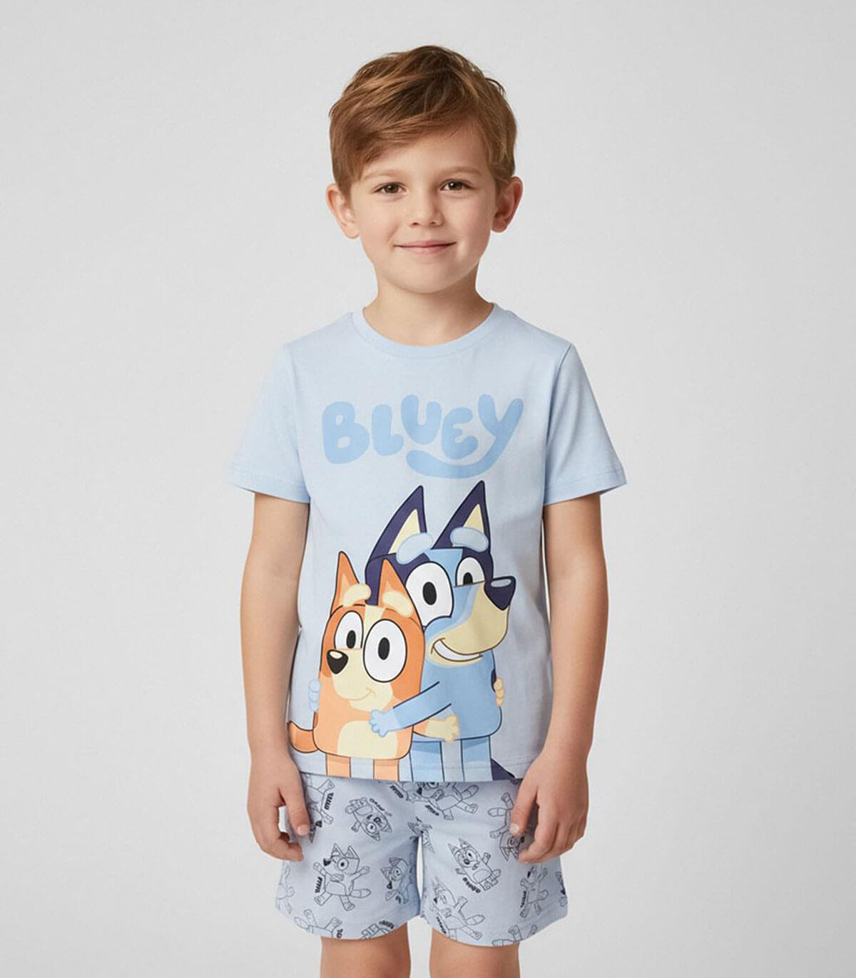 PIJAMA DE VARĂ PENTRU COPII BLUEY ALBASTRU 3-6 ANI. Cerda