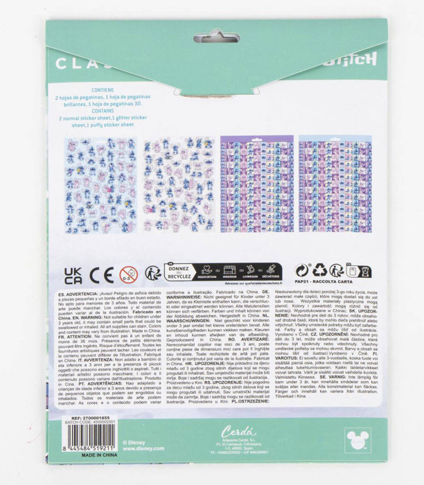 STICKERE 300 BUC STITCH Cerda