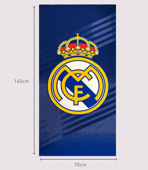 PROSOP DE BAIE PENTRU COPII REAL MADRID 70X140 CM Cerda