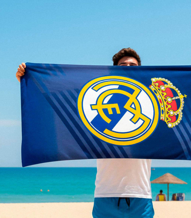 PROSOP DE BAIE PENTRU COPII REAL MADRID 70X140 CM Cerda