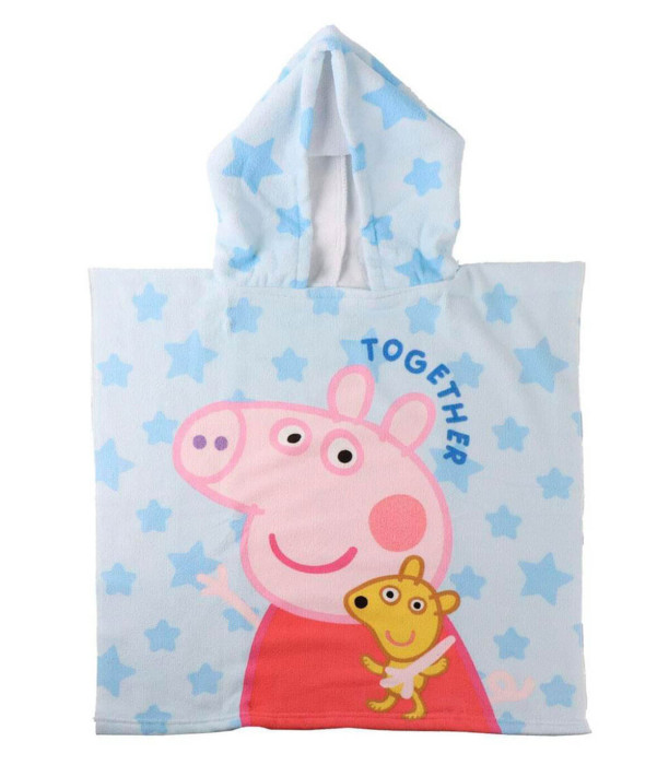 CHILDREN'S TOWEL PONCHO PEPPA PIG 55X54 CM Cerda