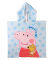 PONCHO DE BAIE PENTRU COPII PEPPA PIG 55X54 CM