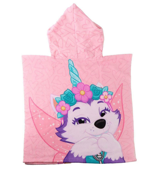 PONCHO DE BAIE PENTRU COPII PAW PATROL SKY 55X54 CM Cerda