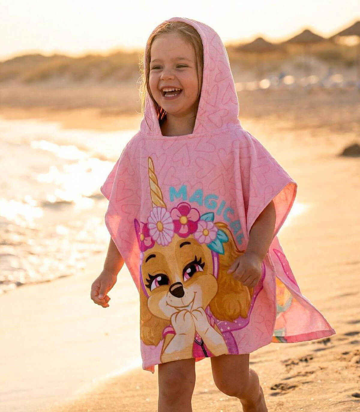 CHILDREN'S TOWEL PONCHO PAW PATROL SKY 55X54 CM Cerda