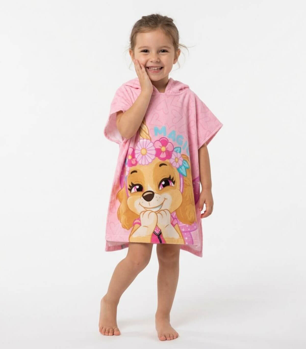 PONCHO DE BAIE PENTRU COPII PAW PATROL SKY 55X54 CM Cerda