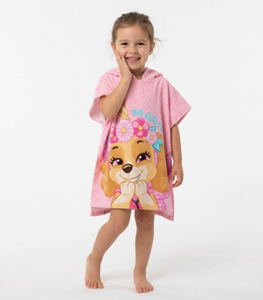 PONCHO DE BAIE PENTRU COPII PAW PATROL SKY 55X54 CM Cerda