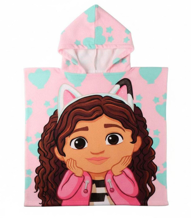 PONCHO DE BAIE PENTRU COPII GABBY 56X53 CM Cerda