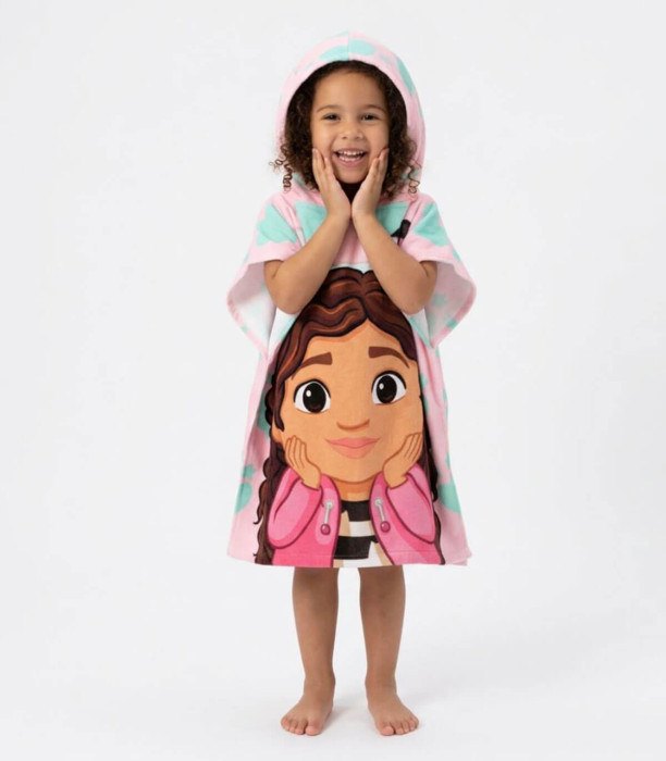 PONCHO DE BAIE PENTRU COPII GABBY 56X53 CM Cerda