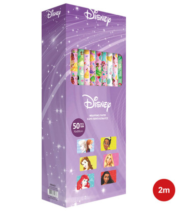 WRAPPING PAPER 70X200 DISNEY PRINCESS Europrice