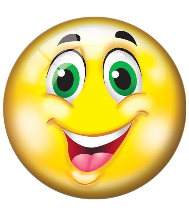 LARGE PVC BALL EMOJI 23 CM Dema-Stil