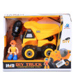 DISASSEMBLING A DUMP TRUCK WITH A LITTLE MAN AND A SCREWDRIVER
