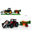TRACTOR PENTRU COPII CU GREBLA SI SEMANATOARE 47 CM