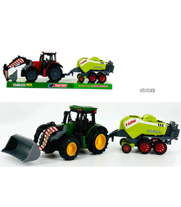 TRACTOR PENTRU COPII CU PRESĂ DE BALOTAT 47 CM Armtoys