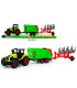 TRACTOR PENTRU COPII CU REMORCĂ ȘI GRAPĂ 59 CM Armtoys