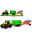 TRACTOR PENTRU COPII CU REMORCĂ ȘI GRAPĂ 59 CM