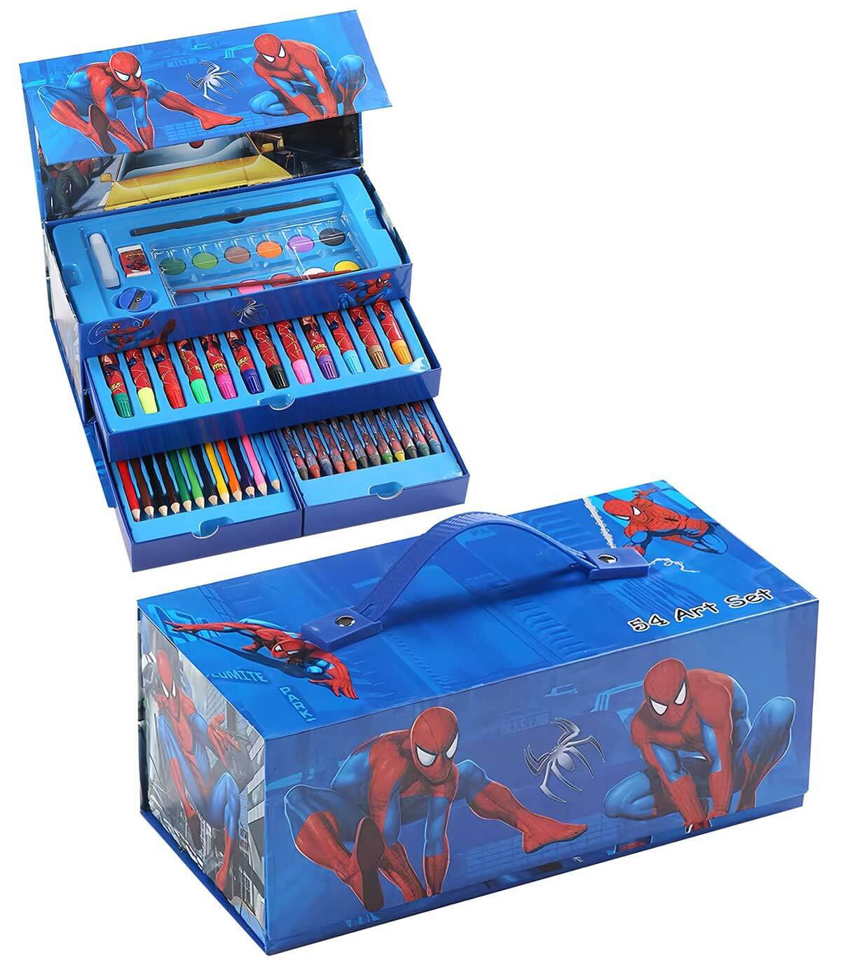 SET DE DESEN PENTRU COPII ÎNTR-O GEANTĂ CU TREI ETAJE, PĂIANJEN Armtoys