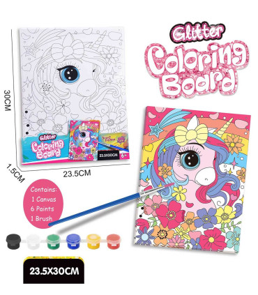 TABLOU DE PICTAT UNICORN CU VOPSELE Armtoys