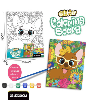 TABLOU DE PICTAT CÂINE CU VOPSELE Armtoys
