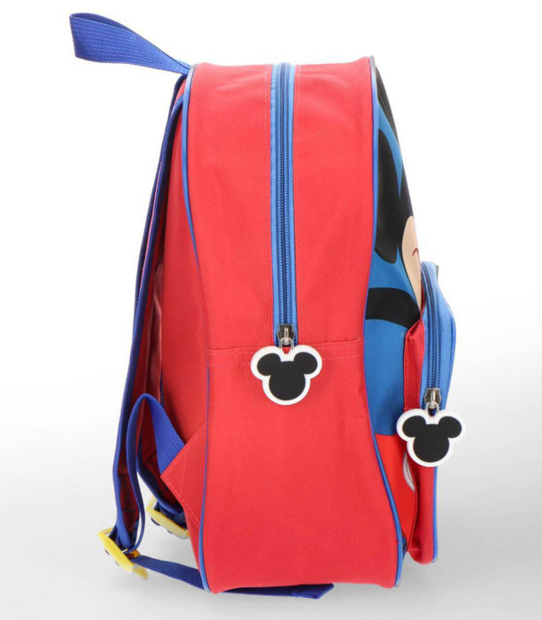 RUCSAC PENTRU COPII CU BUZUNAR FRONTAL 31 CM MICKEY MOUSE Cerda
