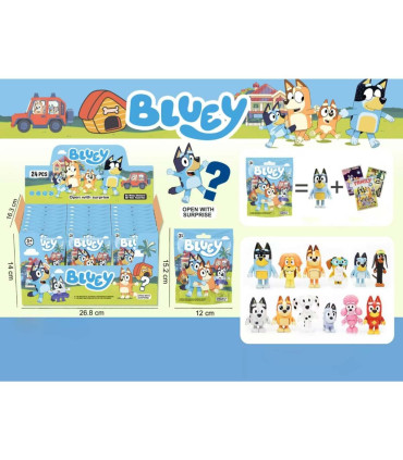 FIGURINA BLUEY CU HARTĂ ÎN PLIC 12 TIPURI Armtoys