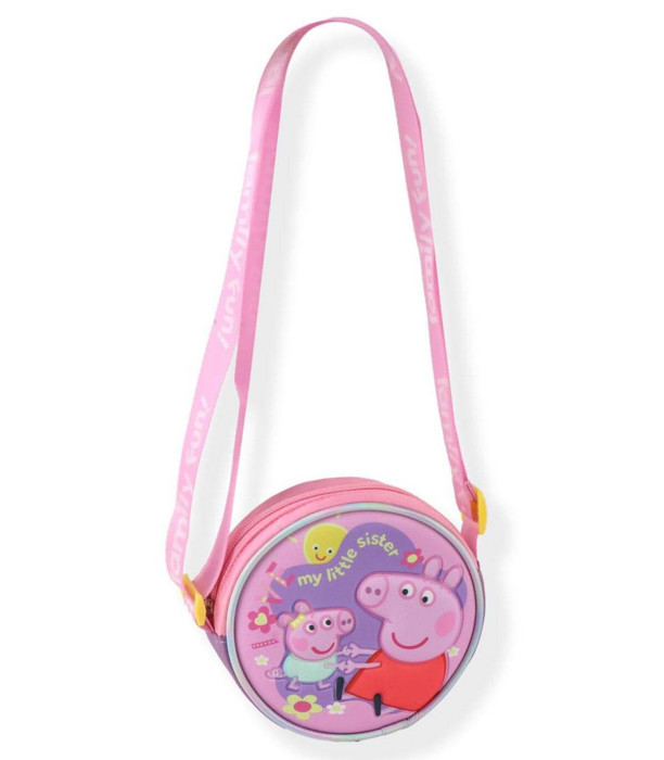 GEANTĂ ROTUNDĂ DE UMĂR PENTRU COPII PEPPA PIG
