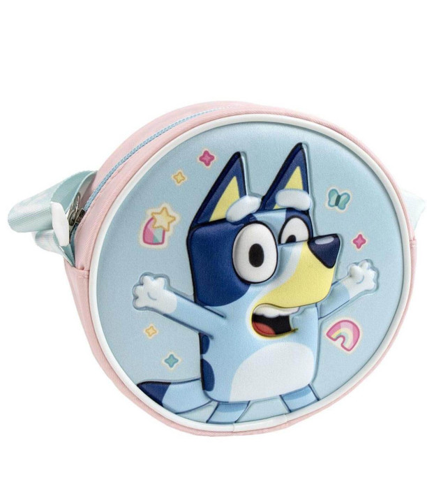 ROUND CHILDREN'S SHOULDER BAG BLUEY