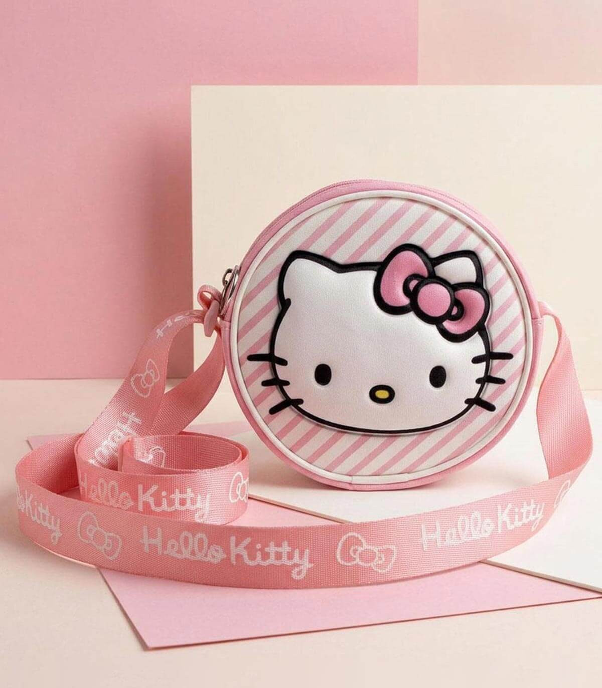 GEANTĂ ROTUNDĂ DE UMĂR PENTRU COPII HELLO KITTY