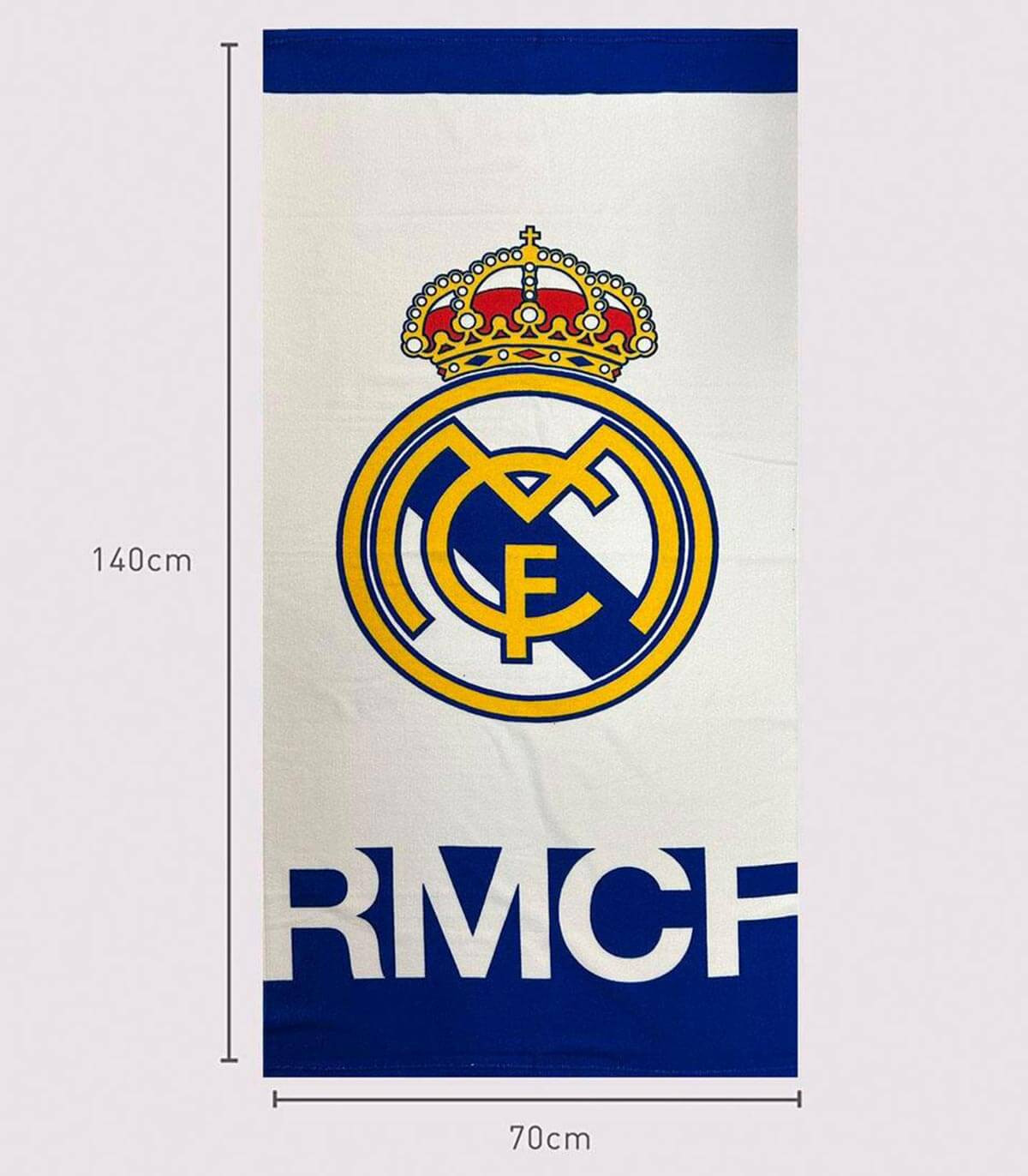 PROSOP DE PLAJĂ PENTRU COPII 70X140 REAL MADRID