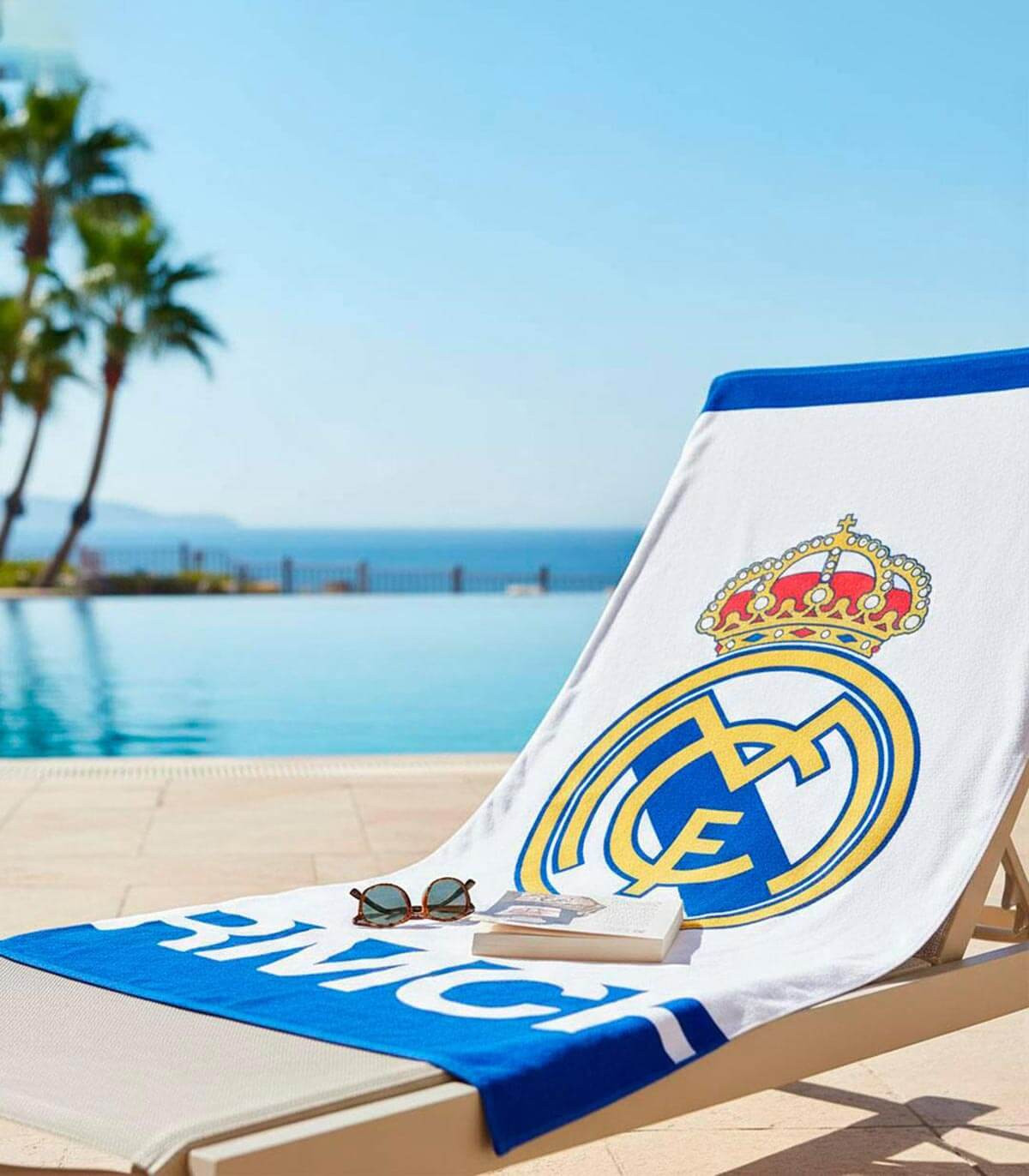 PROSOP DE PLAJĂ PENTRU COPII 70X140 REAL MADRID
