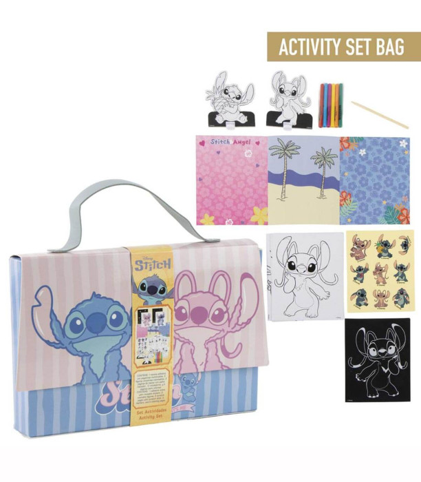 SET DE DESEN ÎN GEANTĂ DE DAMĂ STITCH