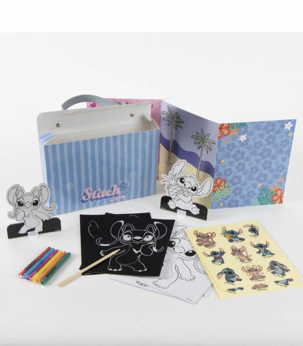 SET DE DESEN ÎN GEANTĂ DE DAMĂ STITCH